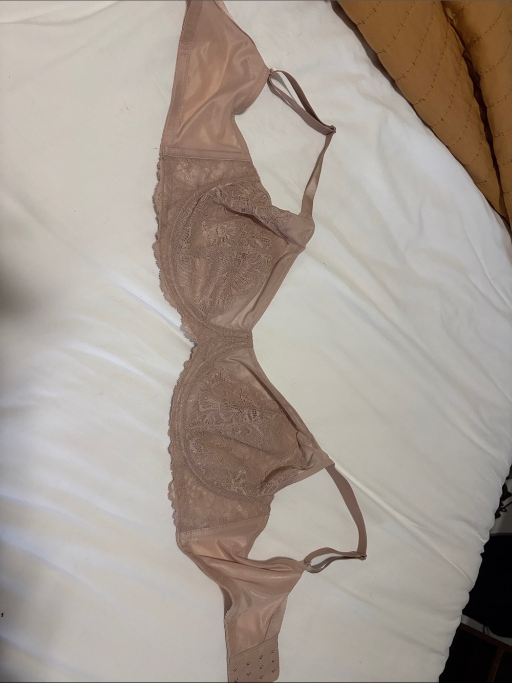HSIA Women's Lace Underwire Bra - Nude Blush